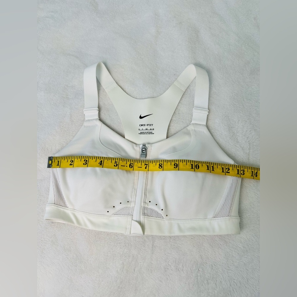 Nike Alpha Women's High-Support Padded Zip-Front Sports Bra Size Small - Picture 5 of 7